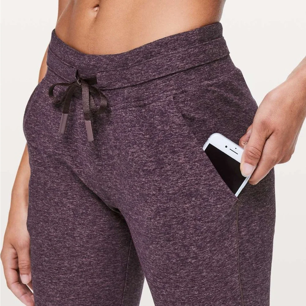NWOT Lululemon Ready To Rulu Pant Heathered Arctic Plum Sz 8